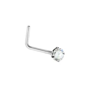 2 pt. diamond nose stud