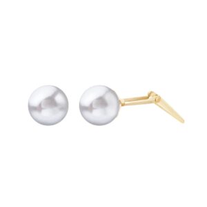 9ct Yellow Gold pearl nose stud