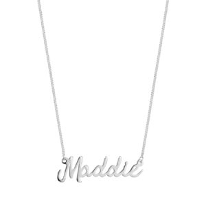 Silver Personalised Name Necklace