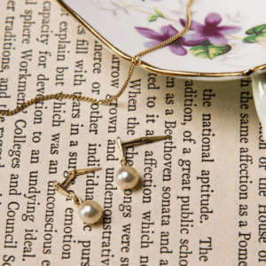 gold 5mm pearl drop earrings, round cultured pearl drop earrings, 5mm pearl drop earrings, yellow gold pearl drop earrings, cultured pearl drop earrings, gold pearl drop studs, pearl drop earrings, gold pearl earrings, cultured pearl earrings, 9ct yellow gold earrings, handmade uk earrings, classic pearl earrings, elegant drop earrings, andralok earrings, everyday pearl drops