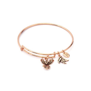 Silver Ladies Chrysalis Pvd Rose Plating Charmed Phoenix Expandable Bangle Watch Shop GOOFASH