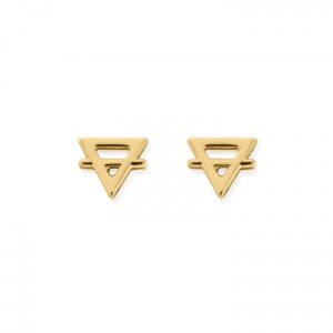 chlobo sterling silver gold plated earth stud earrings gest3135 p31610 130047 image