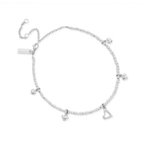 chlobo sterling silver mini cute multi heart anklet sanmc1199399 p31820 131487 zoom