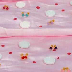 Enamel Heart Flatback Studs